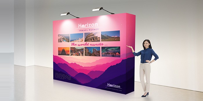 Lighted Pop-Up Displays